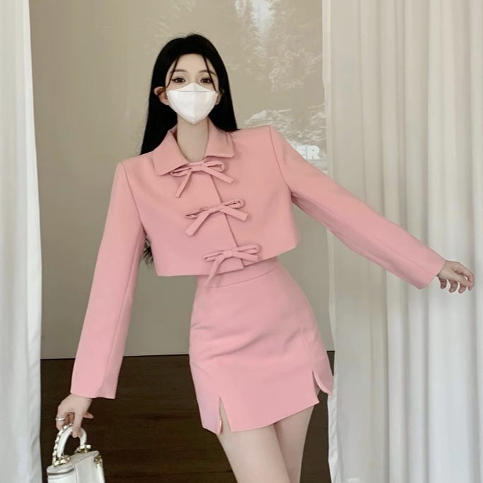 LD 98/76 Abby Dusty Pink Set Blazer+Skirt Fairlady 166