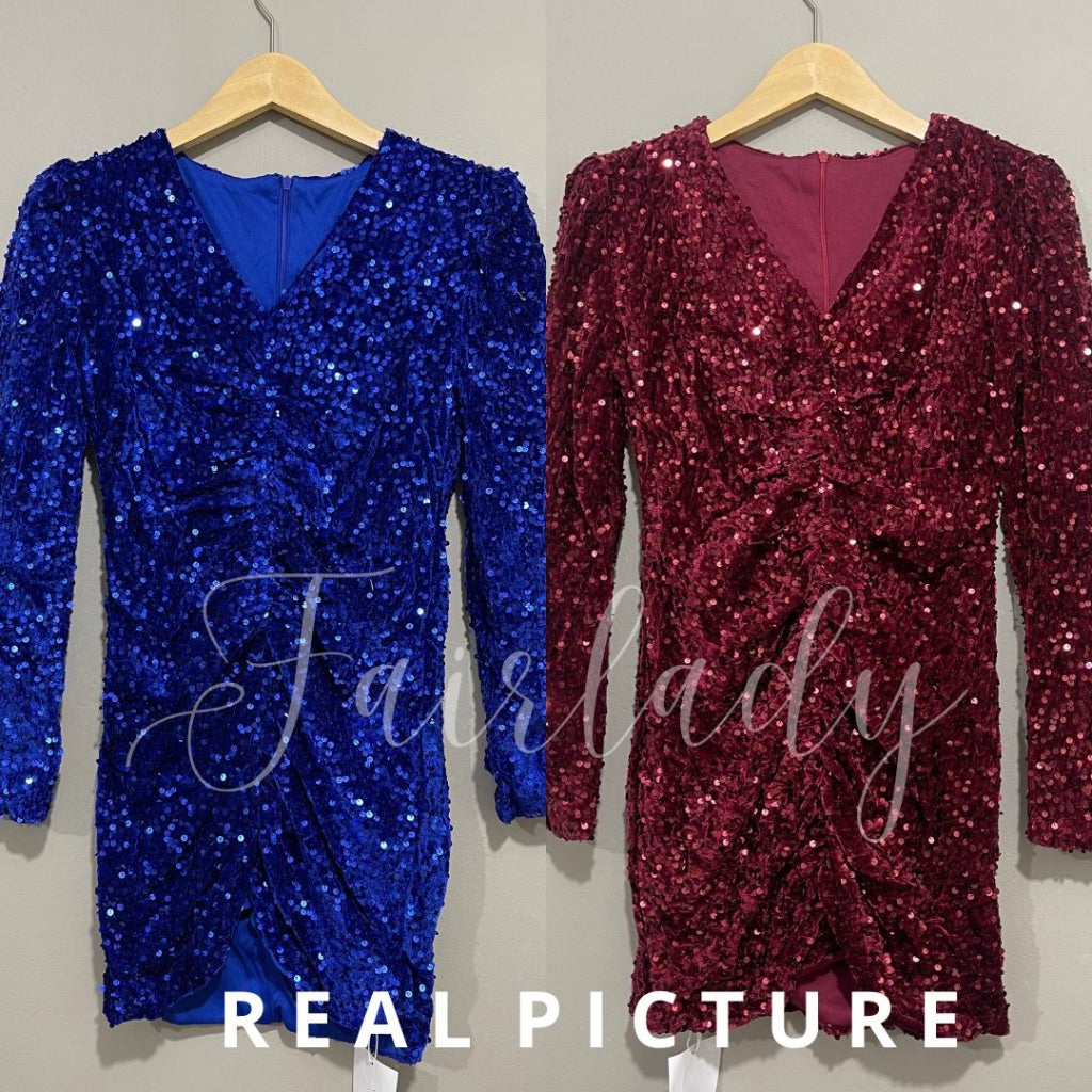 [READY] LD 86-94 Gloria Sequin Mini Dress