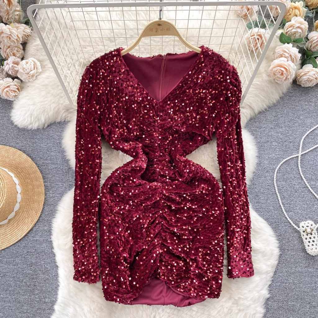 [READY] LD 86-94 Gloria Sequin Mini Dress