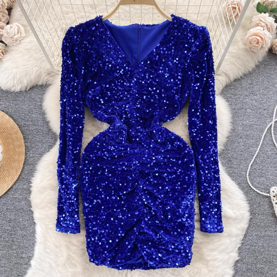 [READY] LD 86-94 Gloria Sequin Mini Dress