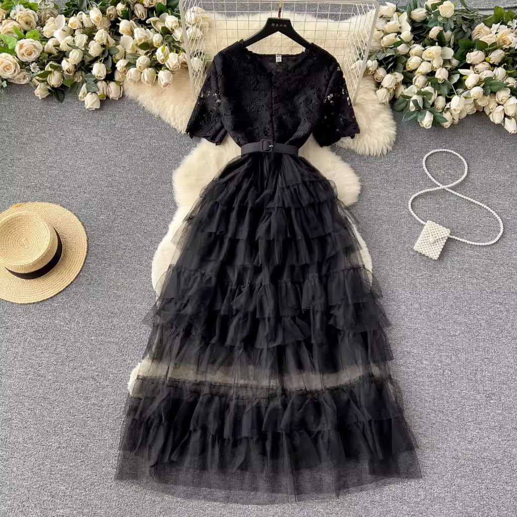 [READY] LD 86-88 Rachel Brukat Tutu Lace Dress Korean Style Premium Fairlady 161