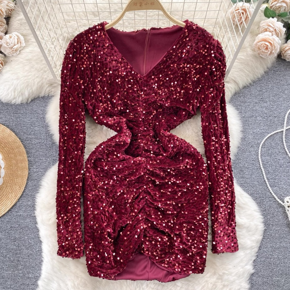 [READY] LD 86-94 Gloria Sequin Mini Dress