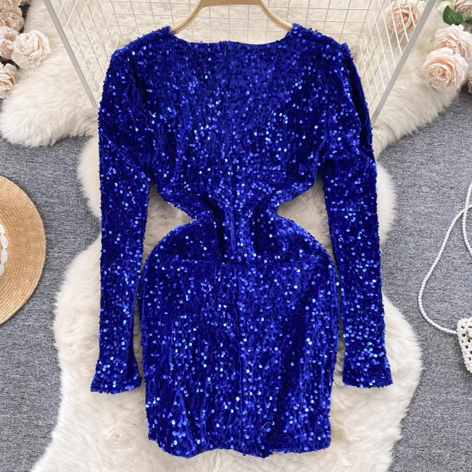 [READY] LD 86-94 Gloria Sequin Mini Dress