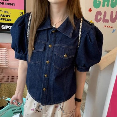 LD 90 Malia Denim Top Fairlady 151