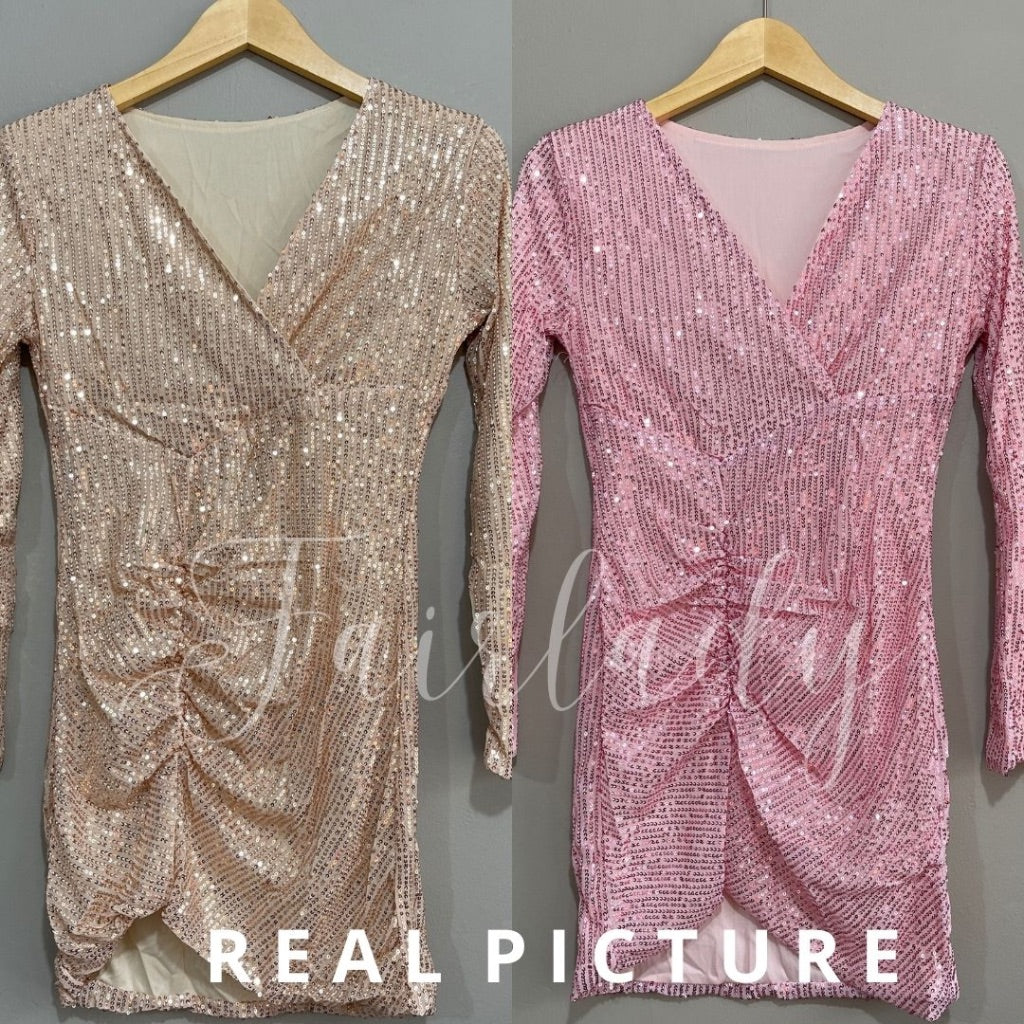 [READY] LD 76-96 Friska Sequin Mini Dress