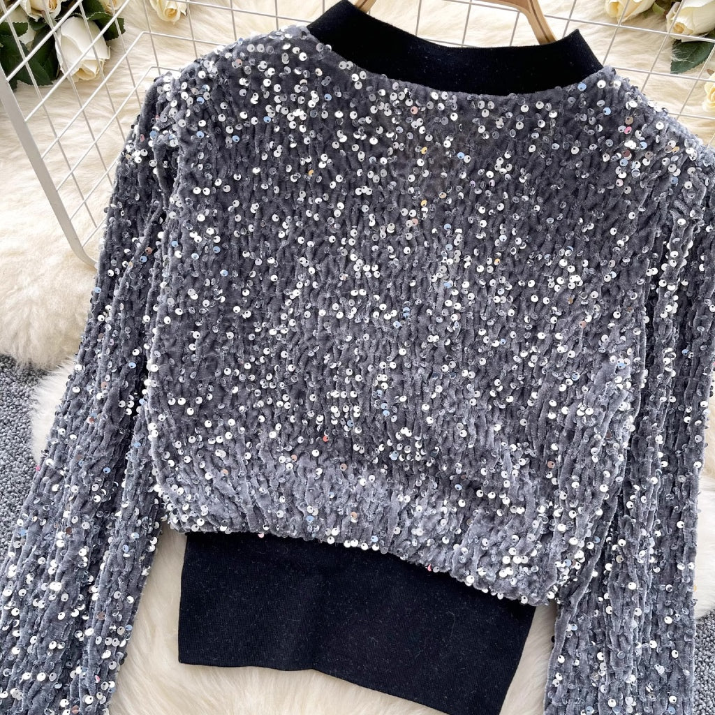 [READY STOCK] LD 86-100 Jiya Sequin Party Top Cardigan Pesta Korean Style Premium Fairlady 10