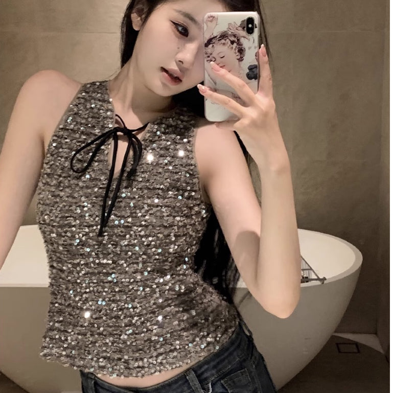 [READY STOCK] LD 78-88 Kanna Sequin Party Top Pesta Korean Style Premium Fairlady 11