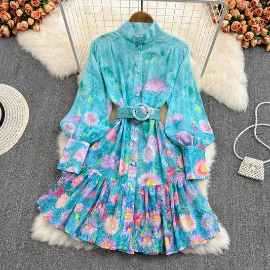 LD 110 Toria Floral ZM Dress Korea Fairlady