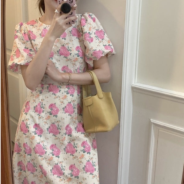 LD 88-90 Suzanne Floral Dress Korea Fairlady