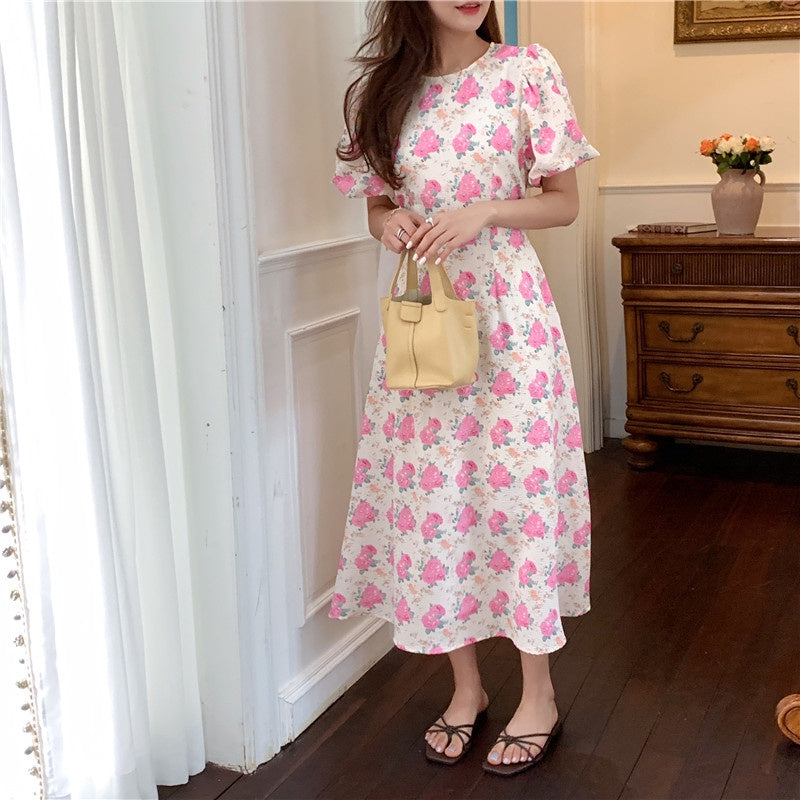 LD 88-90 Suzanne Floral Dress Korea Fairlady