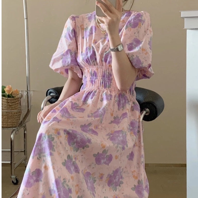 Clementine Floral Dress Korea Fairlady