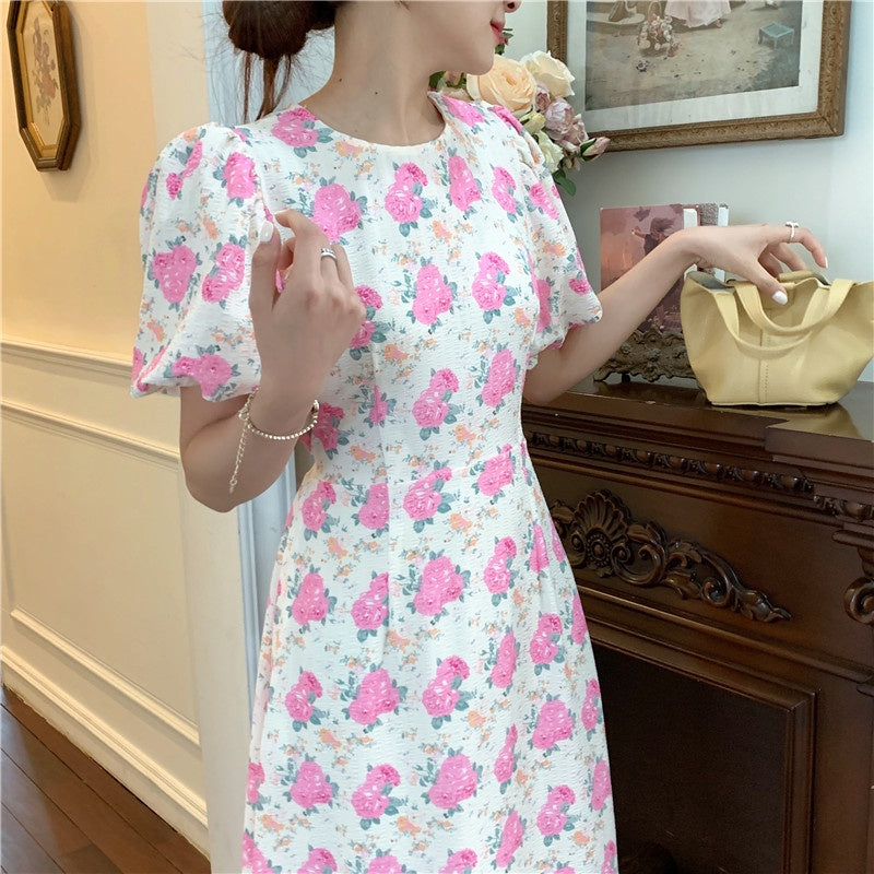 LD 88-90 Suzanne Floral Dress Korea Fairlady