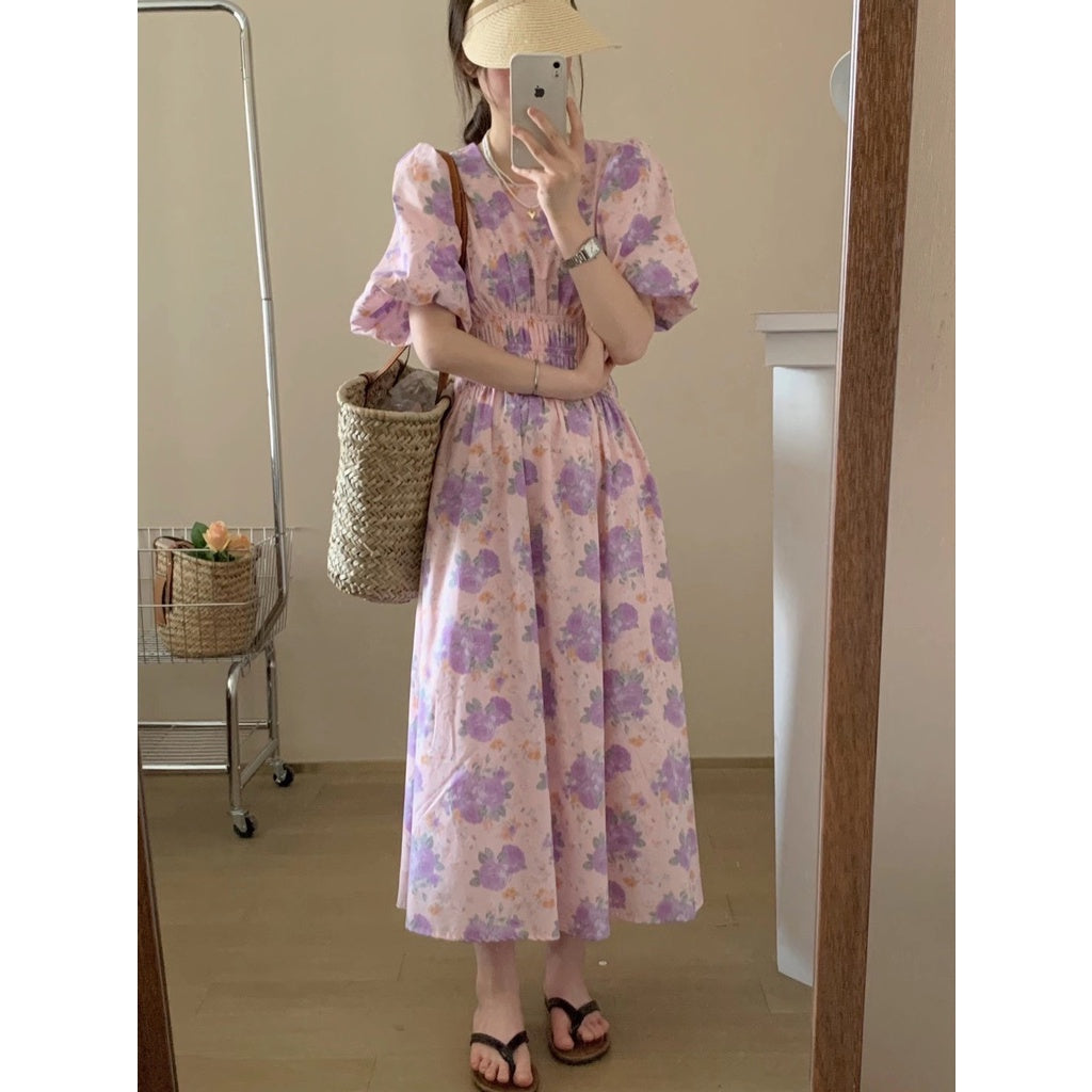 Clementine Floral Dress Korea Fairlady