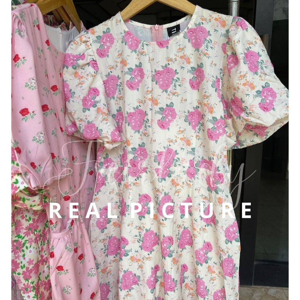 LD 88-90 Suzanne Floral Dress Korea Fairlady