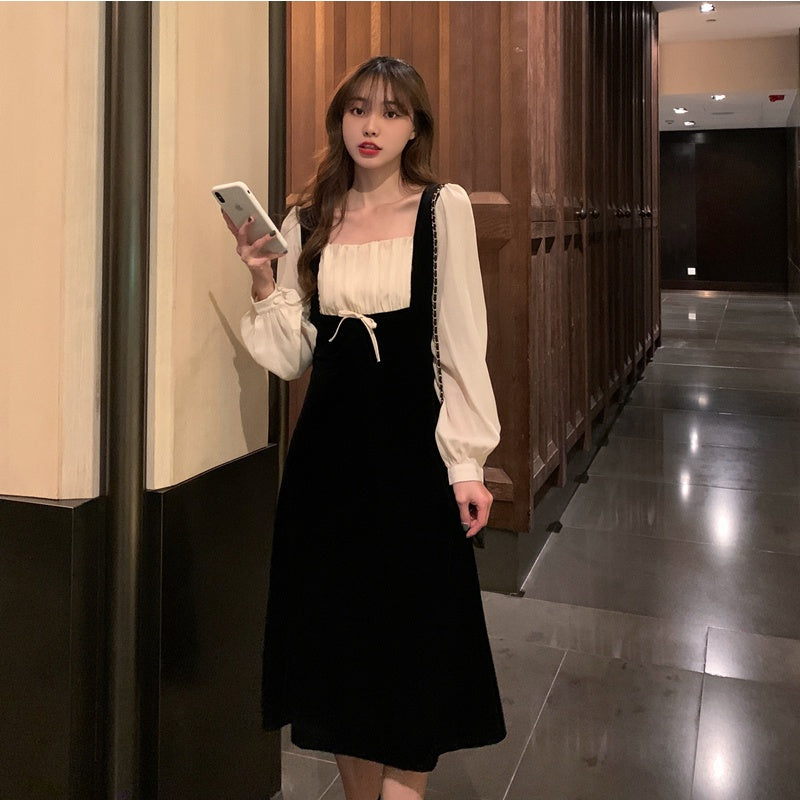 BIG SIZE Bobby Velvet Dress Korea Fairlady