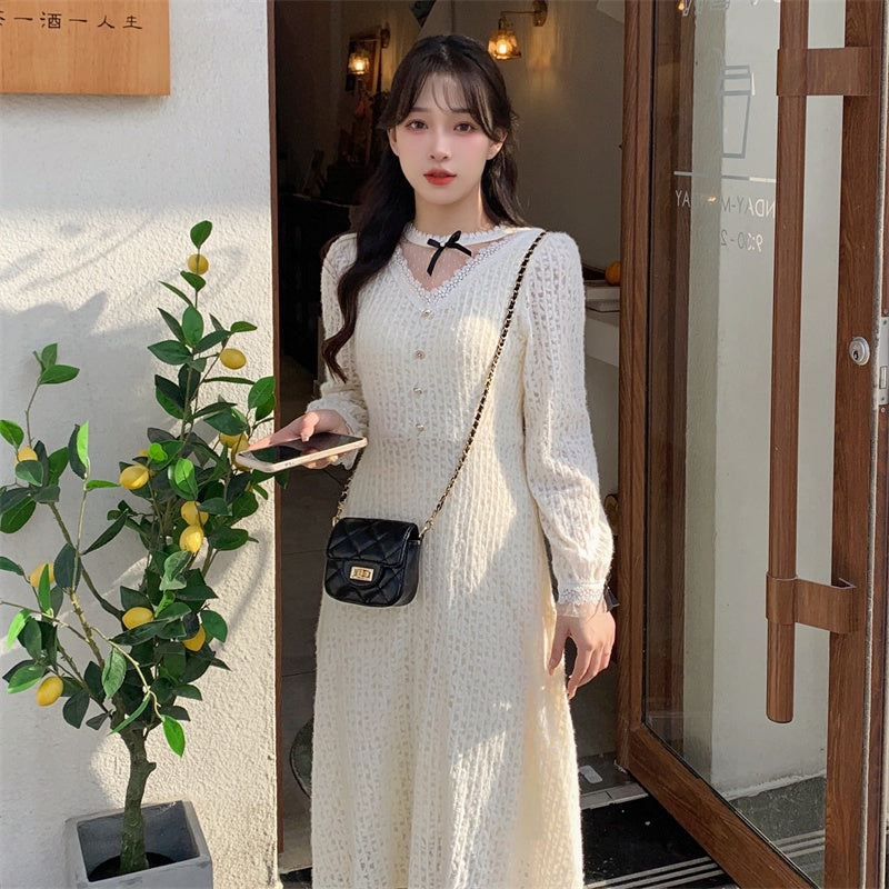 Becca White Fur Dress