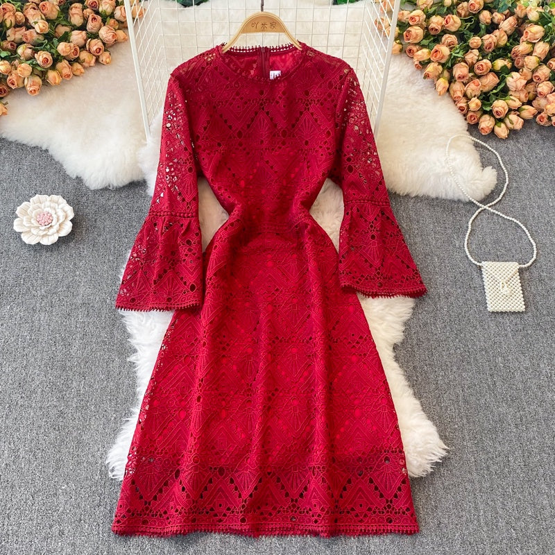 Celeste Brukat Dress Korea Fairlady