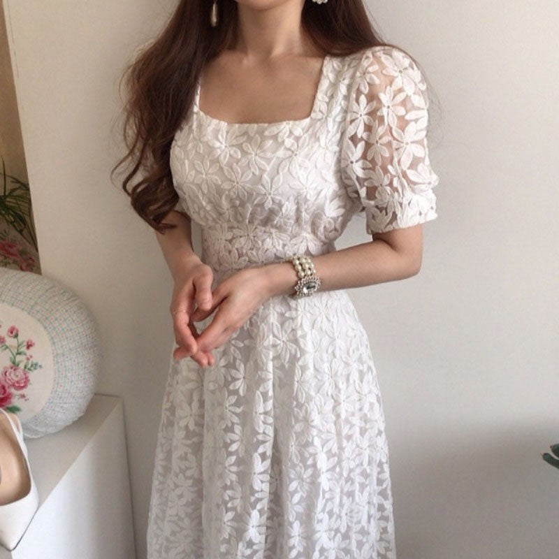 Merissa White Dress Korea Fairlady