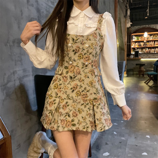 BIG SIZE Braiden Floral Mini Dress Jumbo Korea Fairlady