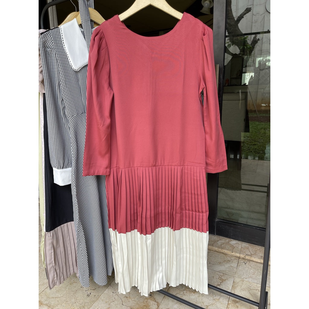 Juliet Dress Fuchsia Korea Fairlady