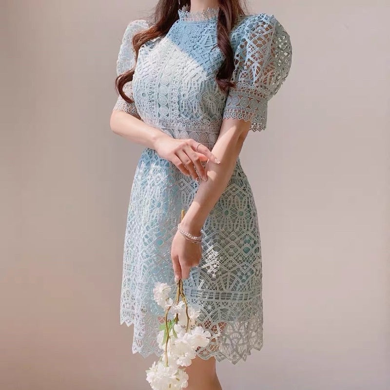 Nora Brukat Dress Korea Fairlady