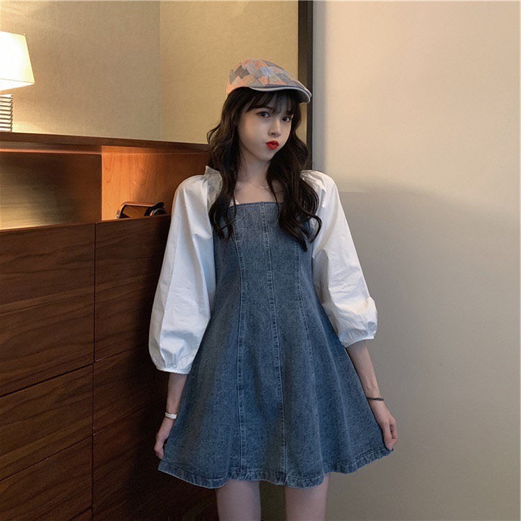 Bristol Denim Dress Korea Jumbo Fairlady