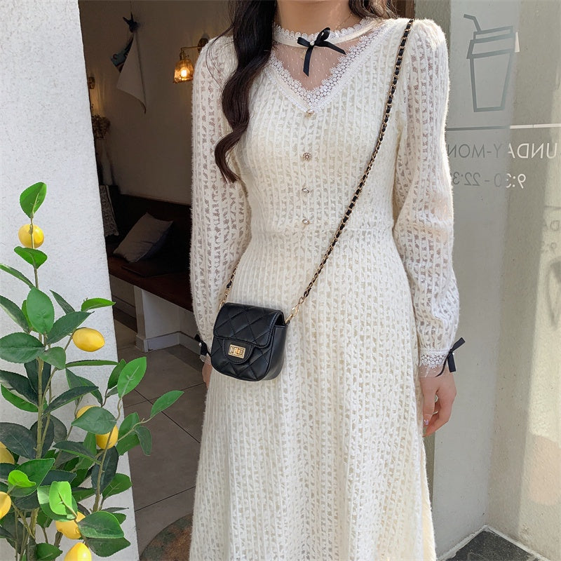 Becca White Fur Dress