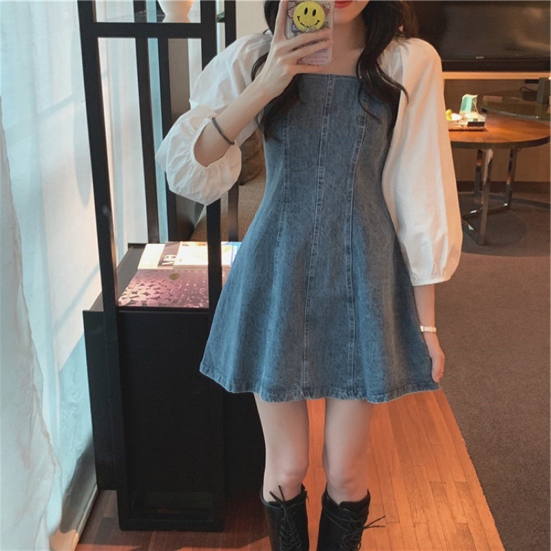 Bristol Denim Dress Korea Jumbo Fairlady