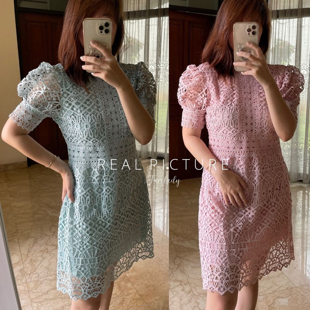 Nora Brukat Dress Korea Fairlady