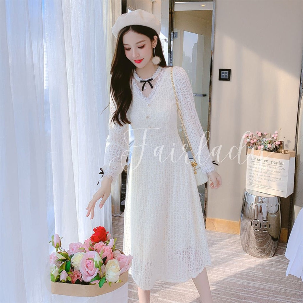 Becca White Fur Dress