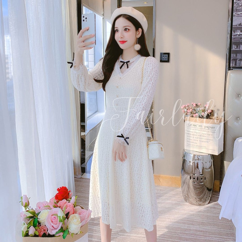 Becca White Fur Dress