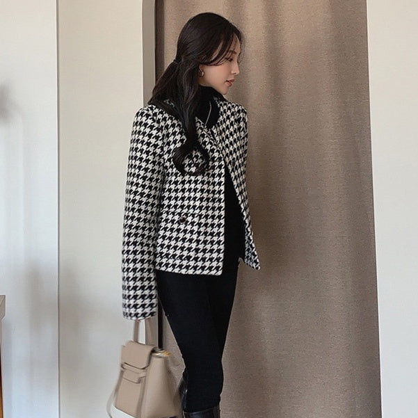 Gio Tweed Blazer Outer Korea Fairlady