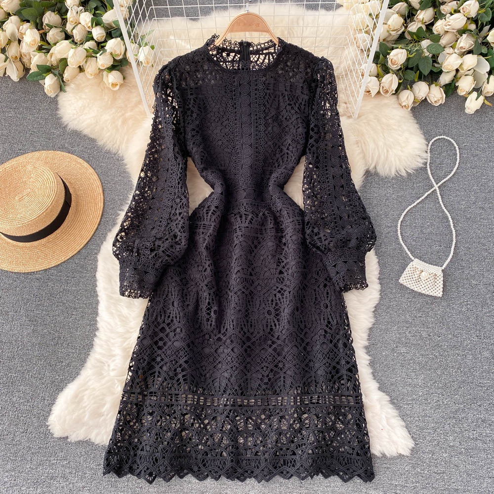 Noora Brukat Long Sleeves Dress New Korea Fairlady